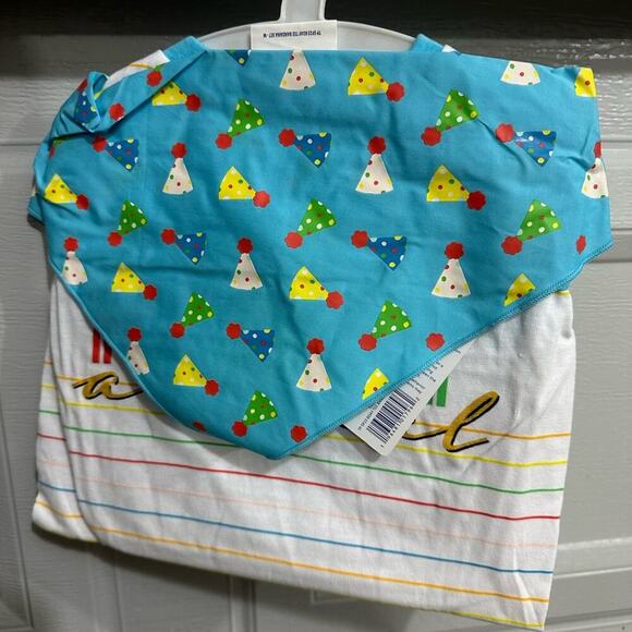 Top Paw® Birthday "Party Animal" Dog Tee & Bandana Set - M - Picture 7 of 10